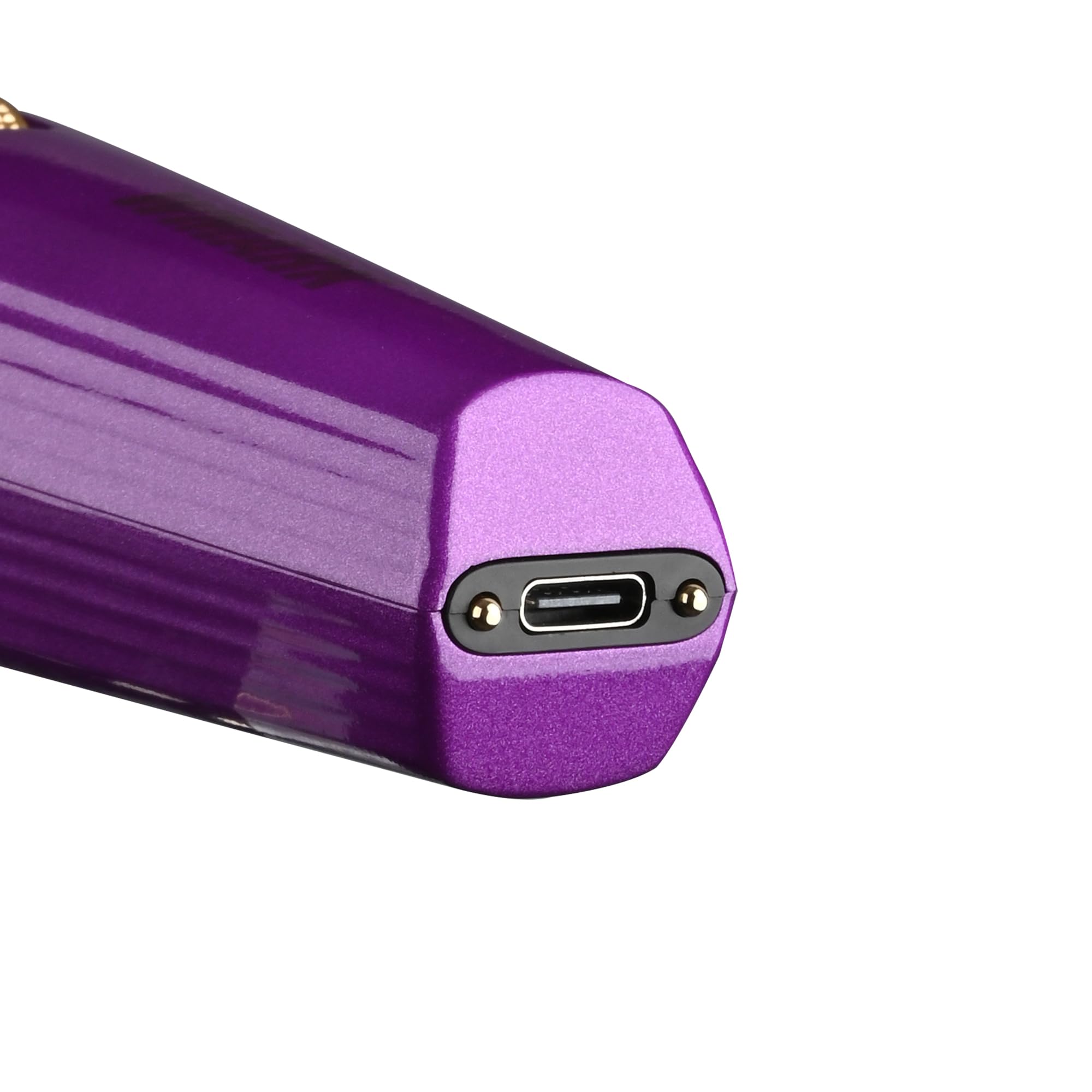 WMARK Professional Infinite Cordless Left-Handed Friendly Hair Clipper – Roller Speed Control, Charging Dock, 9000RPM Outer Rotor BLDC, DLC Steel Blade, Barbershop Tool, NG-V2 (Purple)