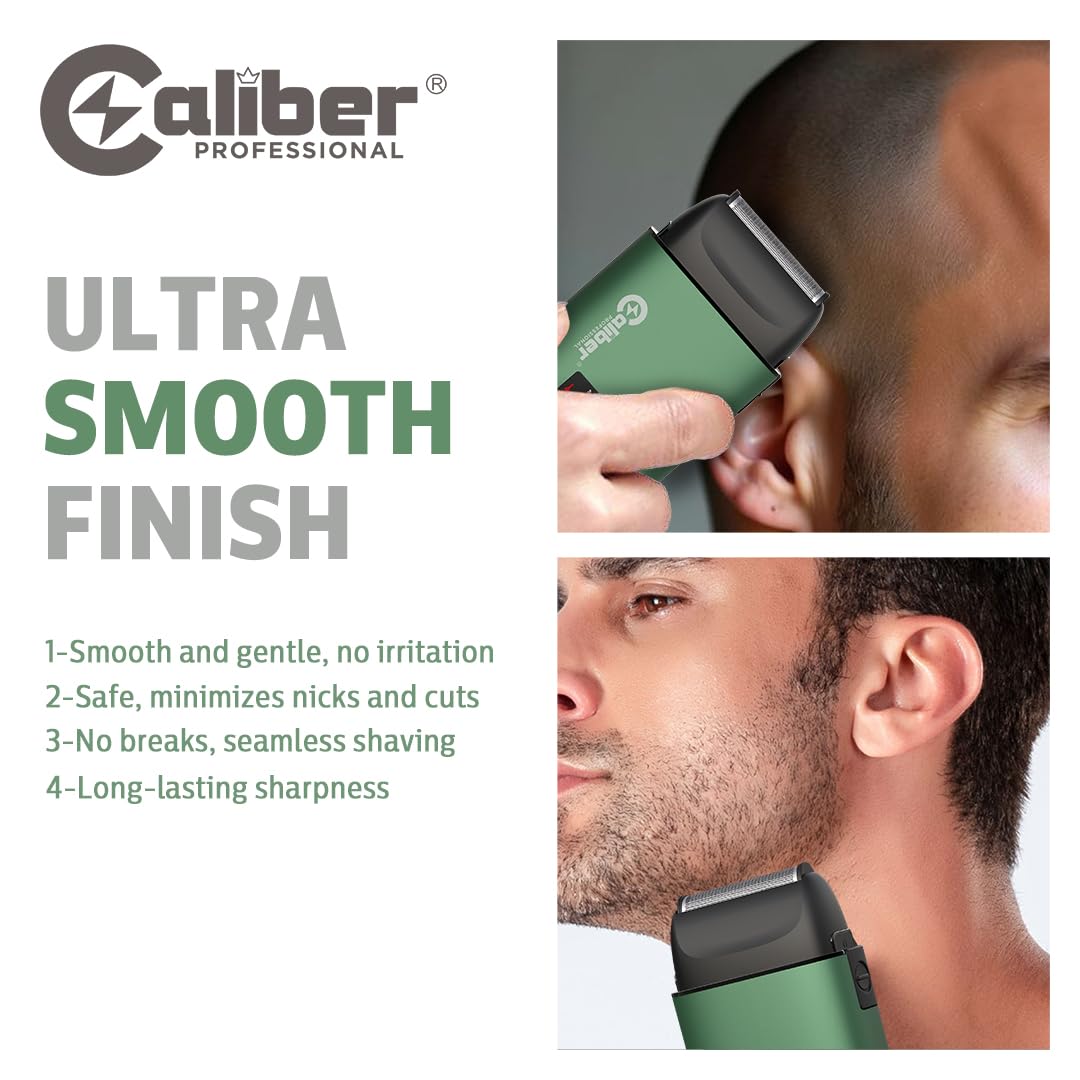 Caliber SOLO Ultra-Thin Blade Mesh Replacement Foil and Cutter, Nickel Blades, Magnetic Attachment