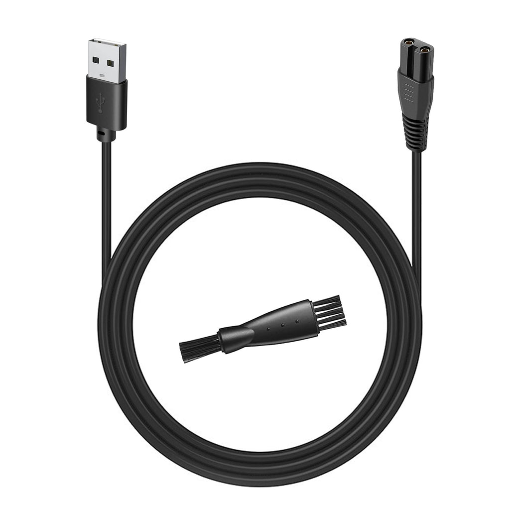 uijino Replacement TPOB Charger for TPOB Ghost X Beard Trimmer, 1 Cleaning Brush, 3.3ft Power Cord