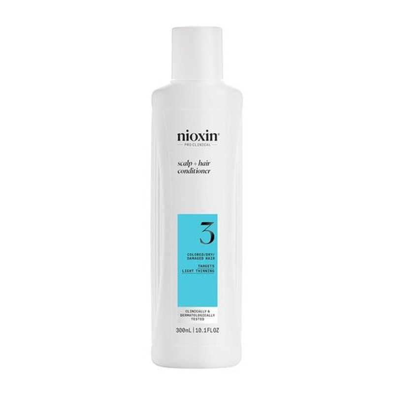 Nioxin System 3 Scalp & Hair Thickening Conditioner - Nourish Colored, Dry & Damaged Hair | Strengthen with Niacinamide & Biotin