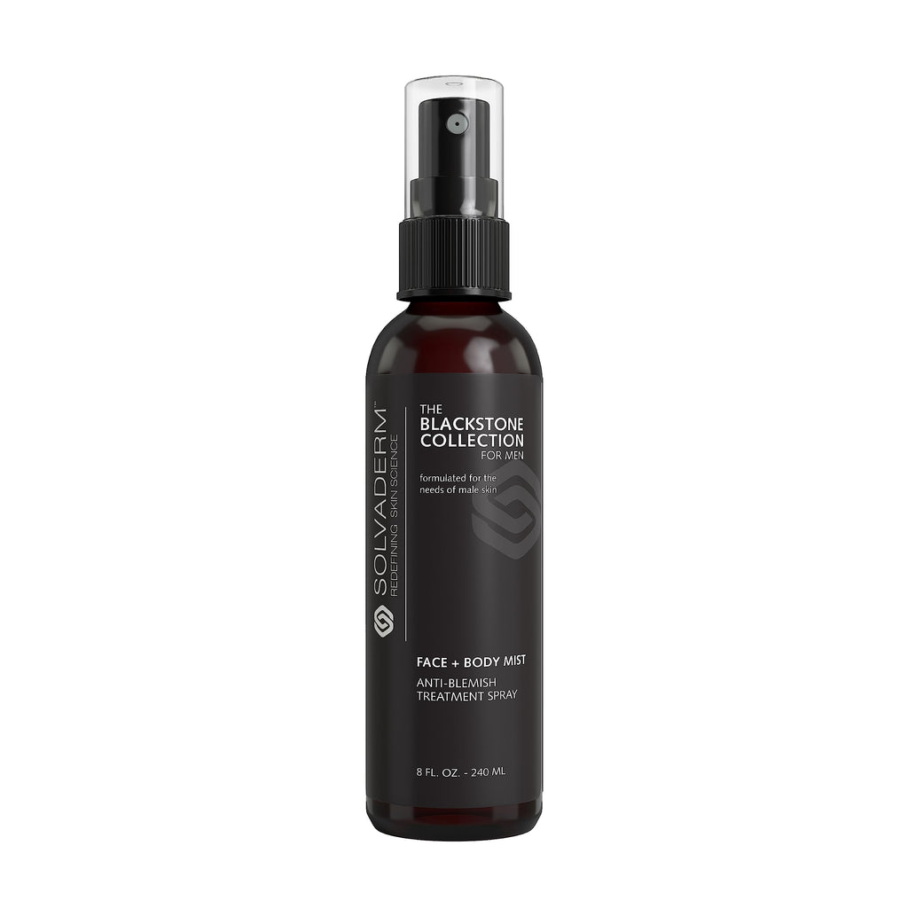 Solvaderm for Men - Cooling Aftershave - Calming Face + Body Mist For Skin Blemishes & Shaving Irritation - Reduces Redness After Shaving - 8 FL OZ / 240 ML (Pack of 1)