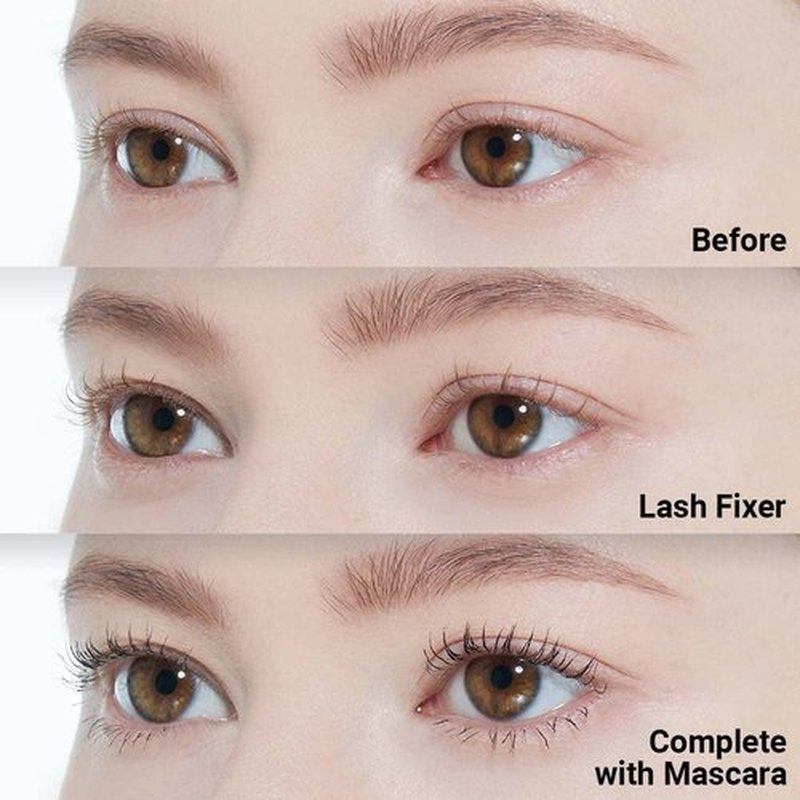 ETUDE Dr. Mascara Fixer - All-Day Curl Hold & Volumizing Formula | Smudge-Proof Transparent (0.203 Fl Oz)
