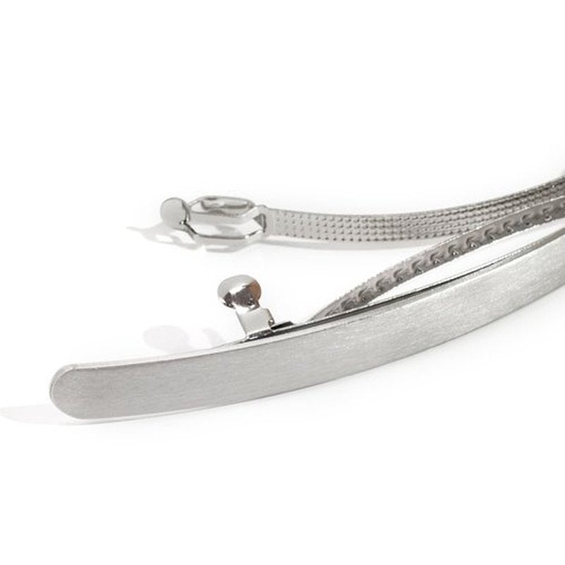 DeD Pack of 5 Women Hair Clips Metal Hair Pins Simple Retro Large Hair Barrettes French Clip Barrettes For Women Lady(Silver)