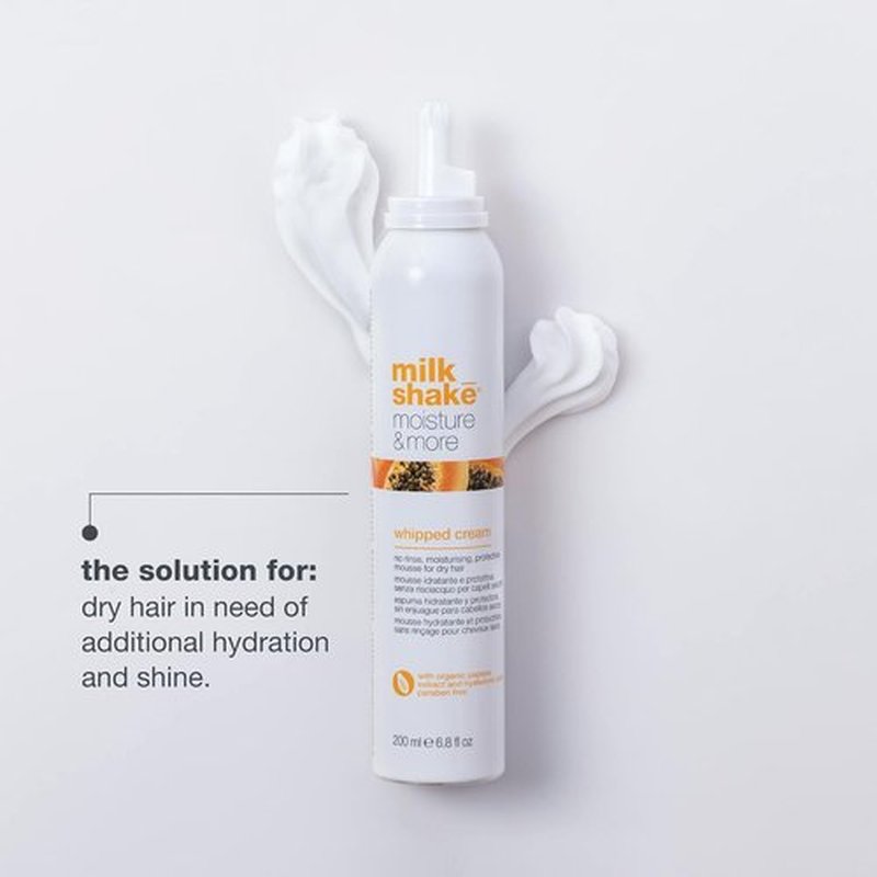 Milk_Shake Whipped Cream - No Rinse Hair Moisturizer Foam | Boost Shine & Softness | 6.8 fl oz (200 ml)