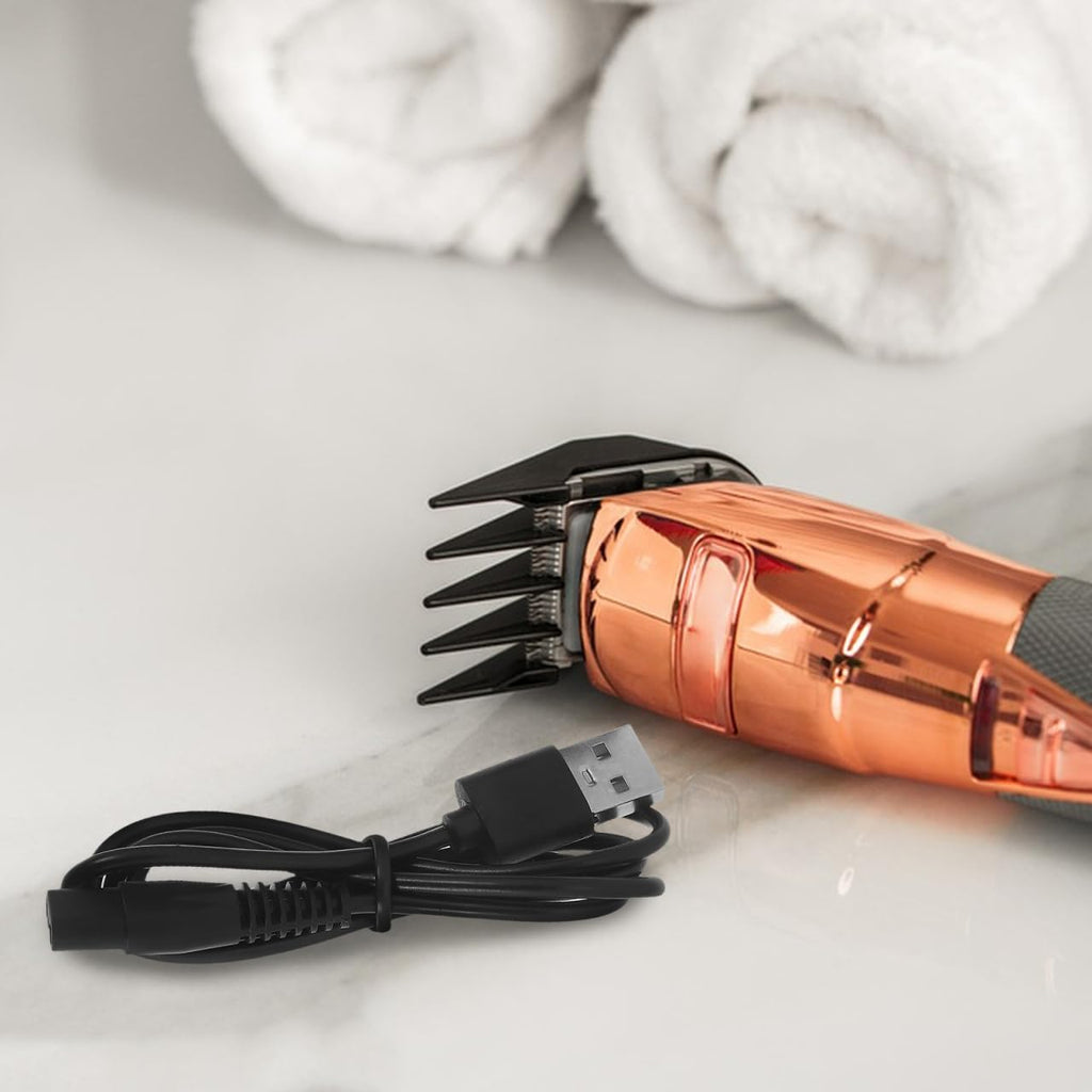 DRESSOOS 2 Pack Razor Power Cord Charging Cable for Electric Shavers and Trimmers 31.49 Inch 8-Shaped Connector Heat-Resistant Usb Shaver Charger Accessory
