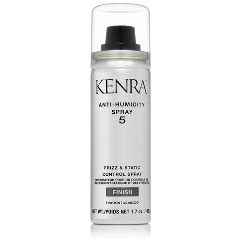 Kenra Professional Anti-Humidity Spray 5 | Frizz & Static Control Spray |72-Hour Humidity Resistance & Protection | Lightweight, Low Hold Formula | Thermal Protection | Travel 1.7 oz