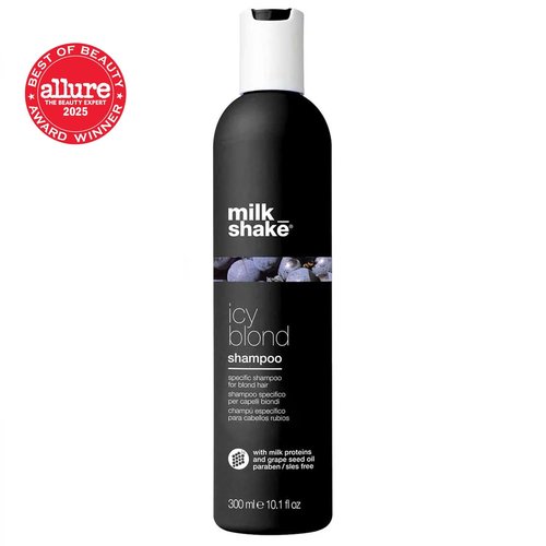 Milk_Shake Icy Blond Shampoo - Award-Winning Formula to Cool Brassy Tones | Ideal for Platinum Blonde Hair