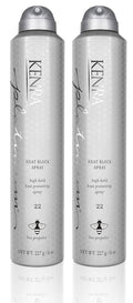 Kenra Professional Platinum Heat Block Spray 22 | Heat Protecting Hairspray | High Hold For Ultimate Style Longevity | Clean Release From Hot Tools | All Hair Types | 8 oz. (2-Pack)