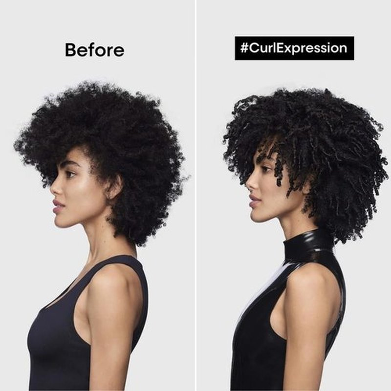 L'Oréal Professionnel Paris Curl Expression Moisturizing Shampoo - Hydrates & Detangles Curly Hair, Sulfate-Free