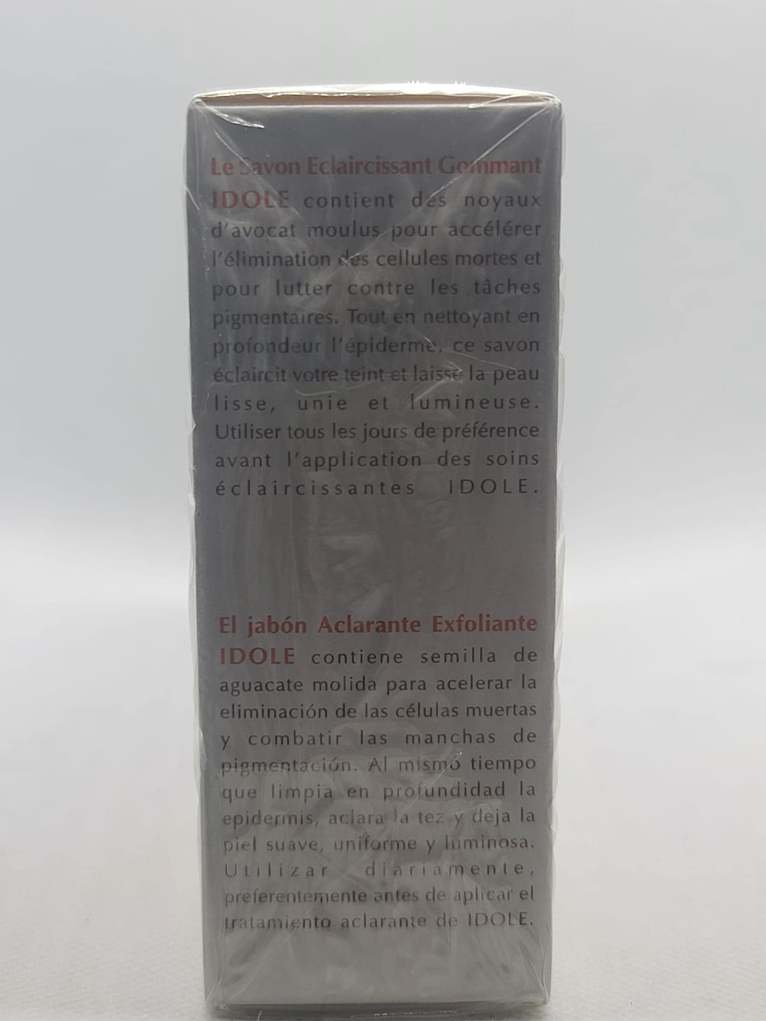 Idole Brightening Exfoliating Soap with Avocado Seed Powder, Net 125 grams (4.4 ounces) 3-Pack
