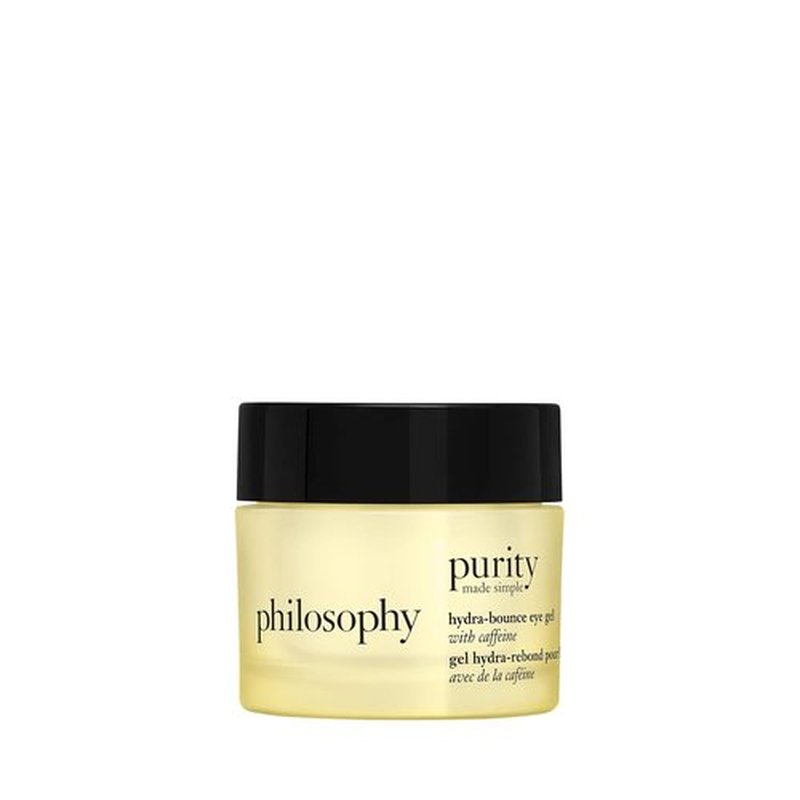 Philosophy Purity Made Simple Hydra-Bounce Eye Gel - 24-Hour Hydration with Meadowfoam Seed Oil & Shea Butter - 0.5 Fl Oz