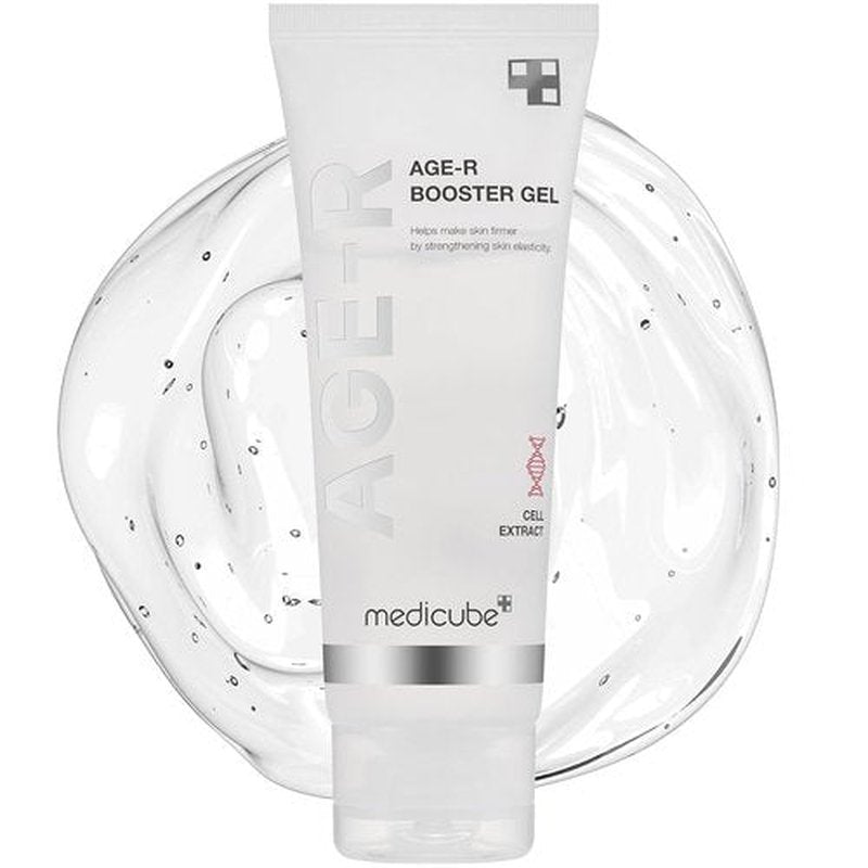 Medicube Age-R Booster Gel Serum - Nourishing Facial Serum with Plant Stem Cells & Hyaluronic Acid | Hypoallergenic Korean Skincare