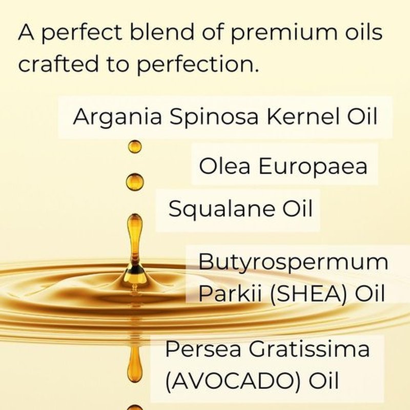 ELUXE Hair Oil - Smooth & Moisturize Frizz | Deep Hydration for Damaged Hair | 1 fl oz