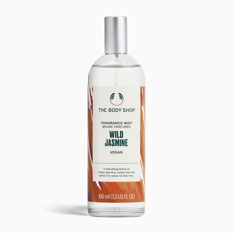 The Body Shop Body Mist | Refreshing Body Spray, Lightweight, For All Skin Types | Vegan, 100 ml / 3.3 oz (Wild Jasmine)