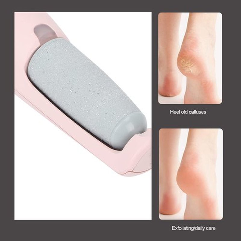 Electric Foot Callus Remover, Electronic Foot File, Scrubber Pedicure Tools for Cracked Heels Dead Skin, Exfoliating Heel Files for Feet Care