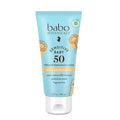 Babo Botanicals Mineral Sunscreen Lotion SPF 50 - Natural Zinc Oxide - Fragrance-Free & Water-Resistant for Babies & Kids