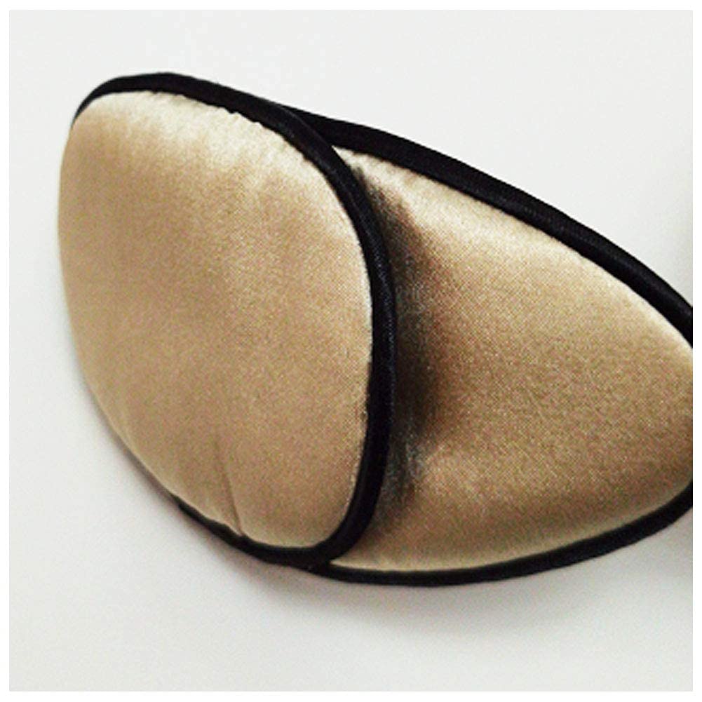 Adult Silk Glasses Eye Mask Amblyopia Strabismus Lazy Eye Patches (champagne)