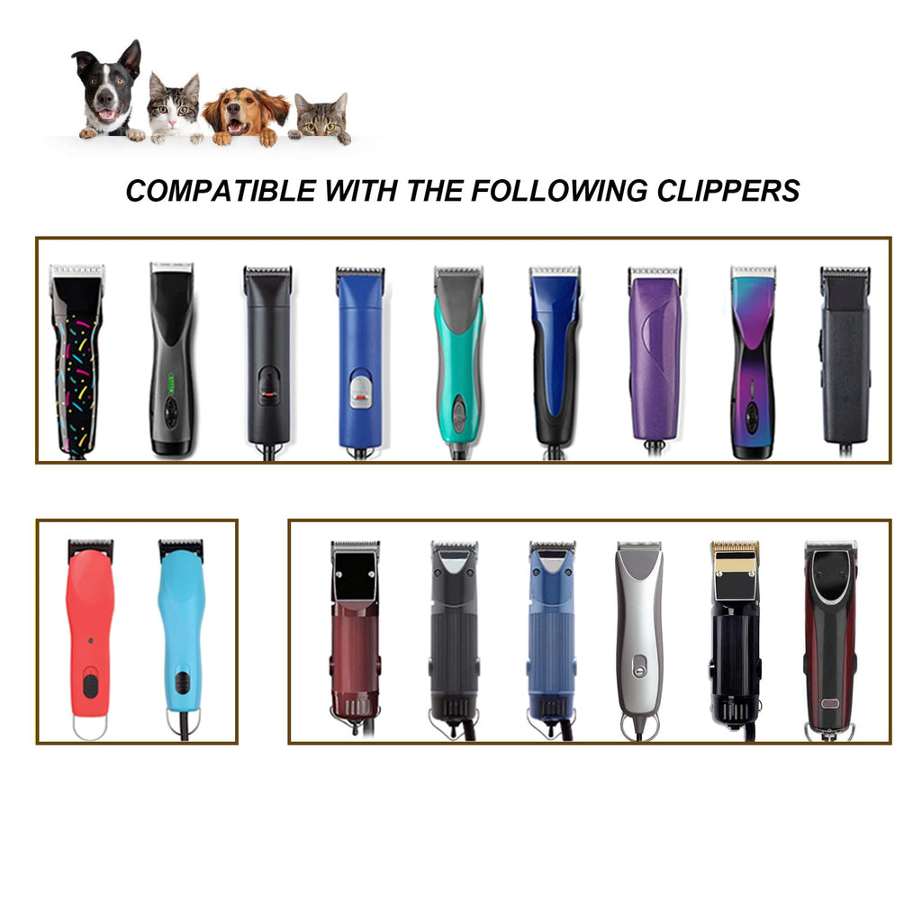 10# Grooming Ceramic Pet Clipper Blades Compatible with Andis & Oster A5