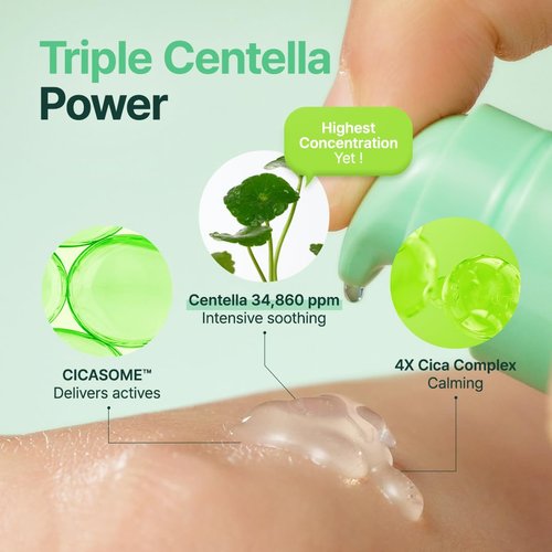 PURITO Centella Unscented Serum - Lightweight Calming Formula for Sensitive Skin | Vegan & Cruelty-Free, 2 fl. oz / 60ml