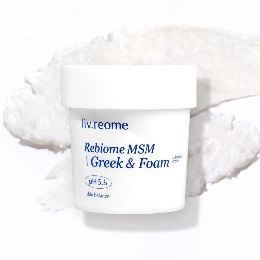 liv.reome MSM Sulfur Deep Pore Cleanser – Low pH Barrier-Respecting Face Wash, Pore Reset for Sensitive Skin