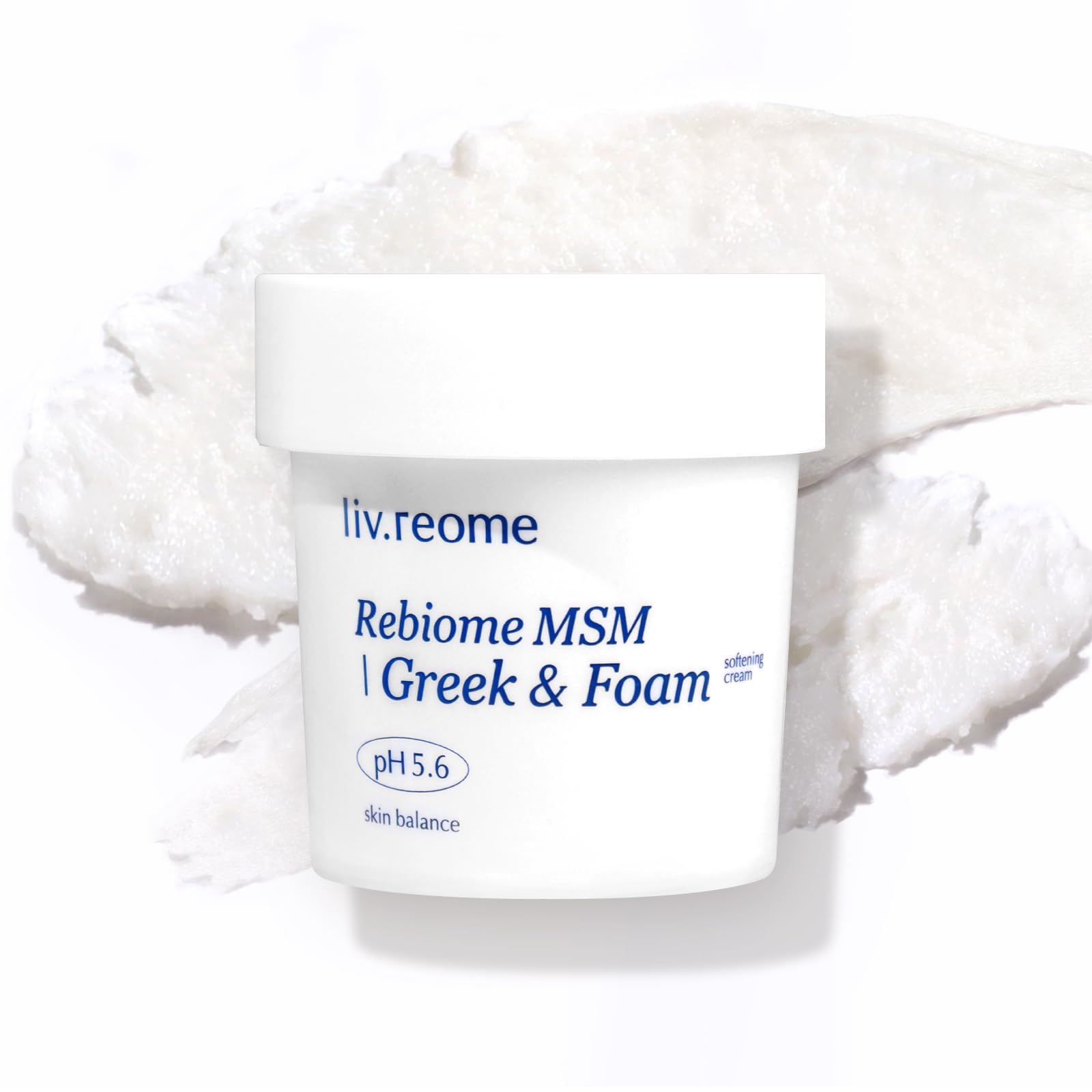 liv.reome MSM Sulfur Deep Pore Cleanser – Low pH Barrier-Respecting Face Wash, Pore Reset for Sensitive Skin
