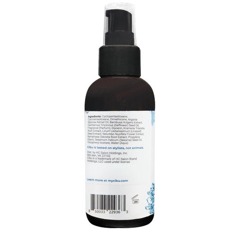CIBU Nourishing Argan Oil Hair Serum - Lightweight Anti-Frizz & Heat Protectant Treatment | 4 Ounces
