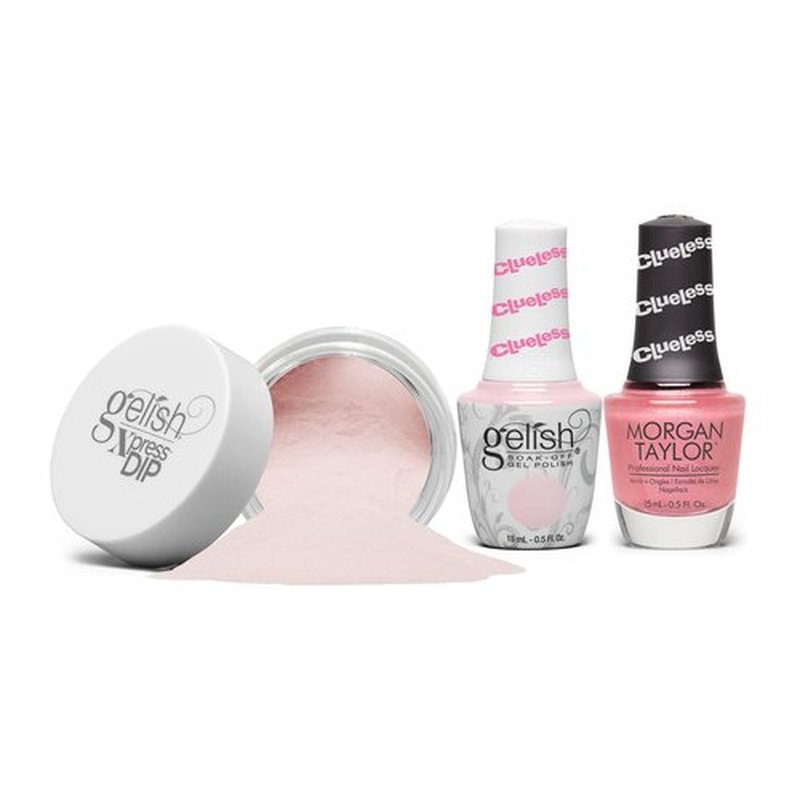 Gelish Dip Powder Clueless Collection (Highly Selective) Pink Nail Dip Powder, Pink Nail Powder, Dip Powder Colors, 1.5 ounce