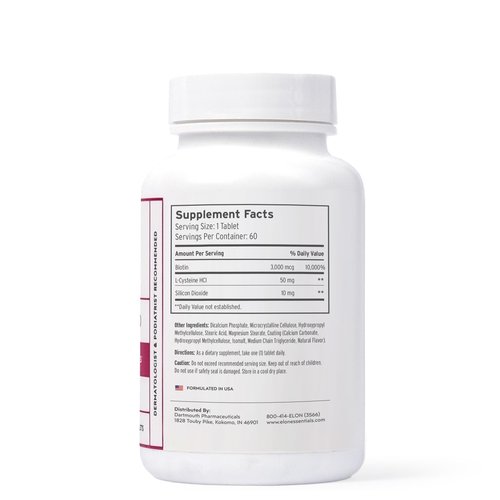 Elon Matrix Plus 3000 Biotin Vitamins for Nail Repair Strengthening and Growth (60 Day Supply)