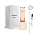 SONASHI WOW Electric Body Hair Trimmer - Groin Trimmer for Men - Bikini Trimmer Women - Wet/Dry Shaver Groomer, Rechargeable, Waterproof, Painless Hair Removal (Pink)