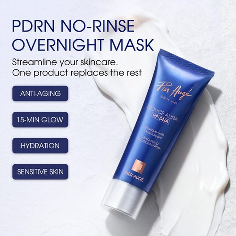 Pier Auge PDRN Mask - Douce Aura Overnight Face Mask for Glass Glow Skin | Hydrating & Firming 50ml