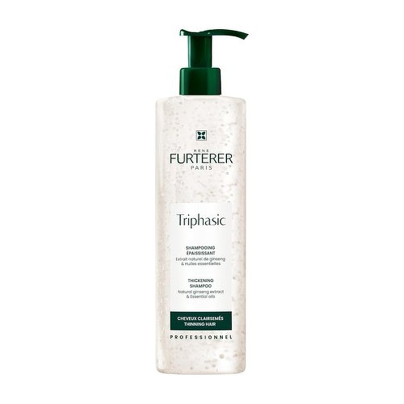 Rene Furterer TRIPHASIC Thickening Shampoo - Boosts Hair Density & Strength - Rosemary Oil - Color Safe for All