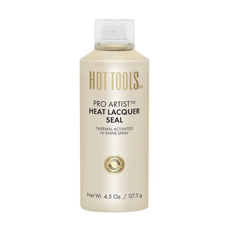 HOT TOOLS Heat Protectant Hi-Shine Spray - Instantly Boosts Shine, Reduces Frizz & Protects Hair from Heat Damage