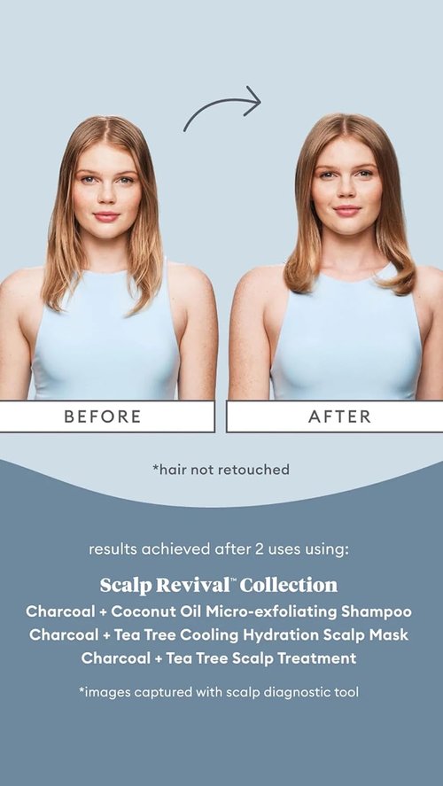 Briogeo Scalp Revival Charcoal & Tea Tree Scalp Mask - Cooling Hydration Treatment for Healthy Hair