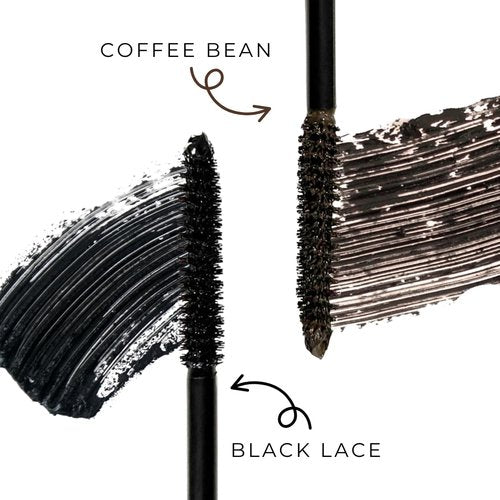 Honeybee Gardens Bellissima Volumizing Mascara - Black Lace | Lightweight, Bold Lashes, Vegan, 0.13 oz
