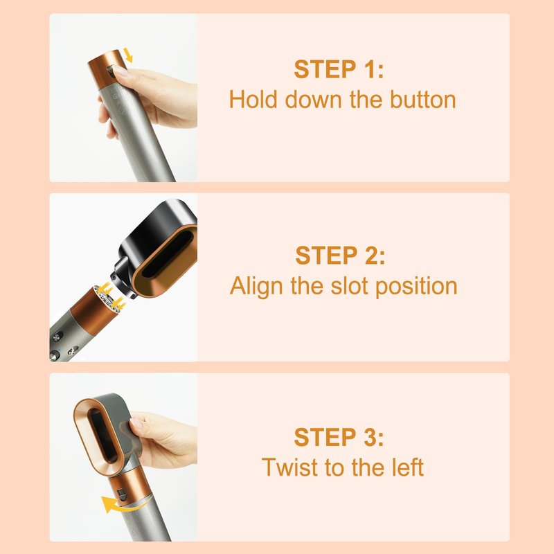 YTCHYYSK Pre-Styling Dryer Attachment Nozzle Replacement for Dyson Airwrap HS01 HS05 HS08 Accessories Part 969759-01