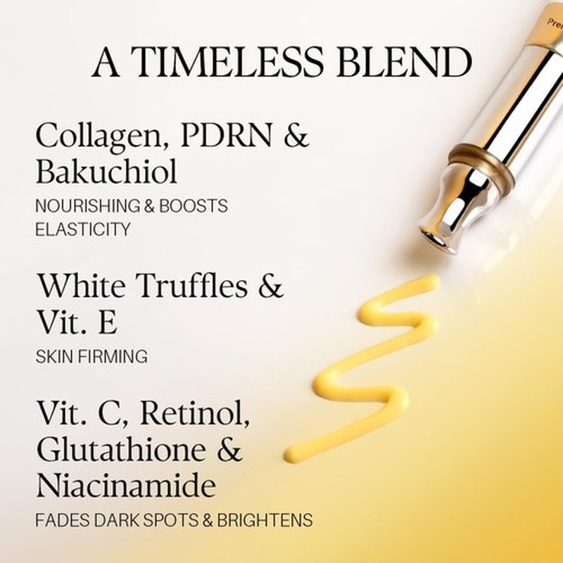 d'alba Piedmont Vita Toning Galvanic Eye Cream - Hydrating & Firming with White Truffle, Collagen & Vitamin C | 0.51 fl oz
