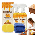 Scratch Erase Beeswax Floor Spray, 2026 New 350ml-Beeswax Wood Polish Spray, Cleans, Restores Shine, Scratches, Suitable for Floors, Wooden Sofas, and Furniture (2PCS)