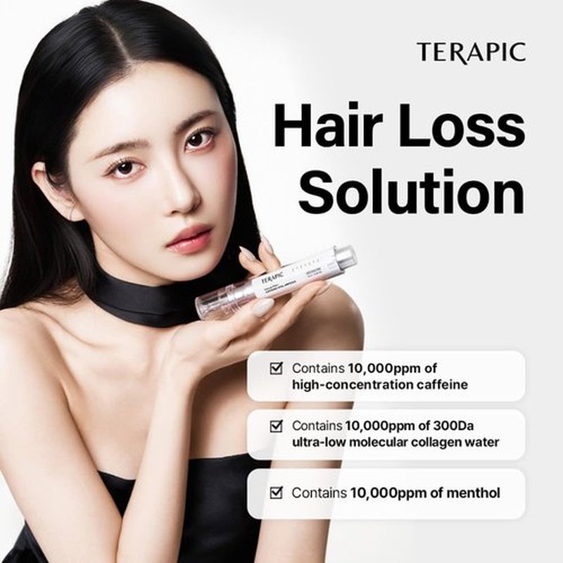 HairLab PRO+ Caffeine Vital Ampoule - Premium Hair Growth Treatment Serum for Thinning Hair & Alopecia | Cooling Scalp Relief