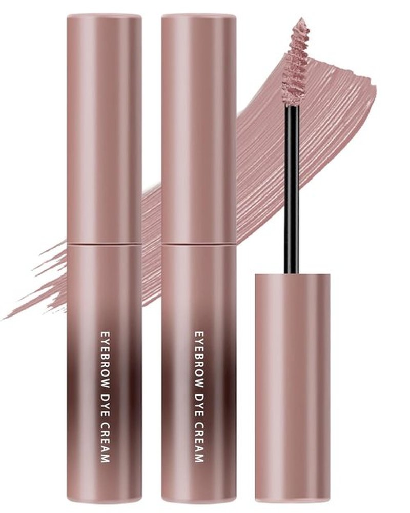 Skiennix Pink Tinted Eyebrow Gel - Long Lasting Waterproof Brow Tinting Kit | Smudgeproof & Transfer-Proof, 2 Pcs