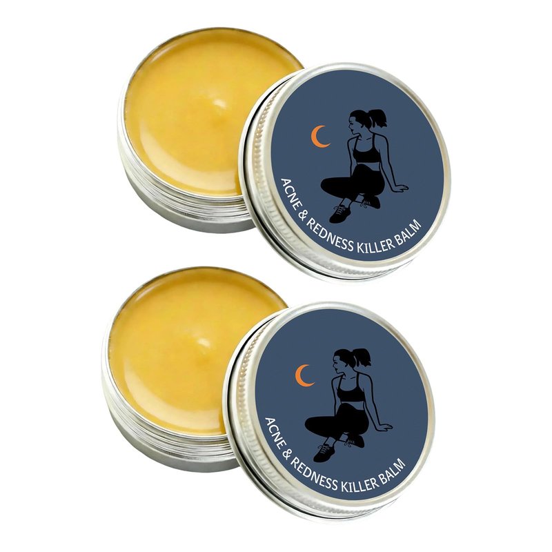 2pcs Acne & Redness Killer, Organics Acne Balm, Remove Skin Care Set Natural Plant Formula For All Skin Types