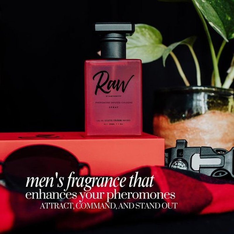 RawChemistry Pheromone Infused Cologne for Men - Alluring Men's Fragrance Spray with Feromones
