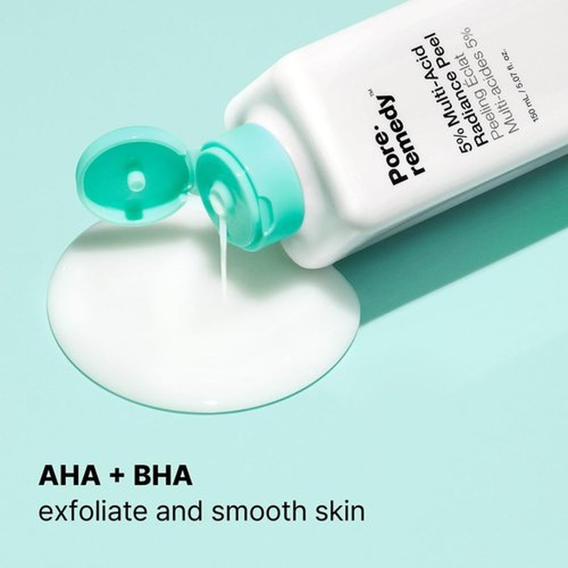 Dr.Jart+ Pore.Remedy 5% Multi-Acid Radiance Peel Korean Face Exfoliator For Face | Korean Skin Care, 5.07 Fl Oz