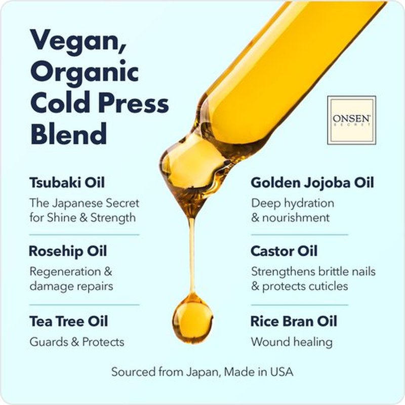 Onsen Nail & Cuticle Rescue Kit - Strengthening Serum, Repair Oil & Balm | Hydrates & Softens (15ml Serum + 10ml Oil + 32.5ml Cream)