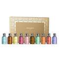 Stocking Filler Gift Set - 10 x 1.7 fl. oz. Luxury Scented Body Washes, Christmas Body Care Beauty Gift