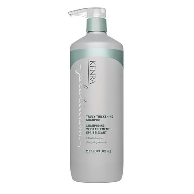 Kenra Platinum Thickening Shampoo - Volumizing Formula for Fuller-Looking Hair | Lightweight & Sulfate Free