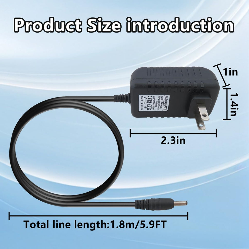 WELURE Charger Replacement for Remington Clippers AC Adapter Power Cord All-in-One Trimmer UA050035E, HK28U-3.6-100, UD-0401 for PG200, PG250