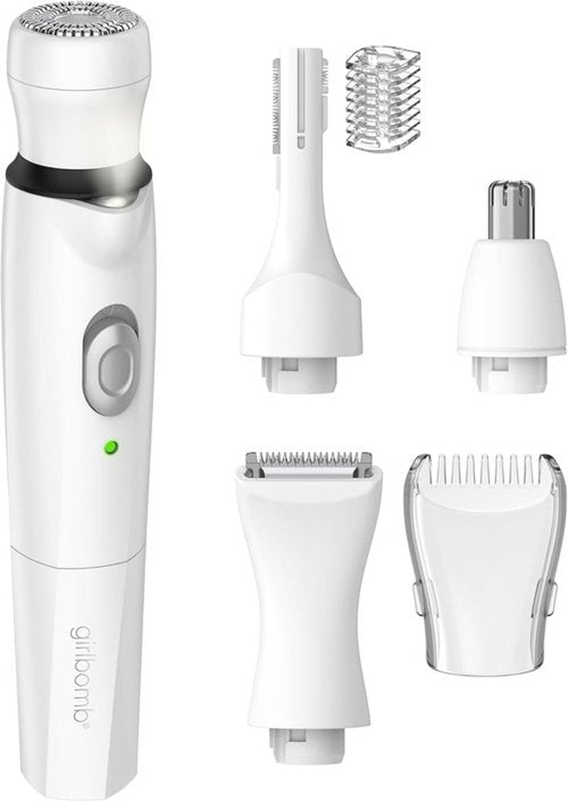 Conair GIRLBOMB All-in-One Trimmer & Shaver Set for Women - Wet/Dry, Rechargeable, Versatile Design