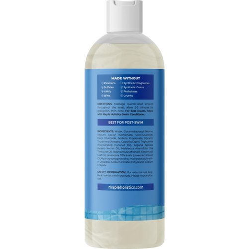 Skiennix After Swim Shampoo - Chlorine Removal Formula for Kids & Adults with Tea Tree & Rosemary Oils | Replenishing Care
