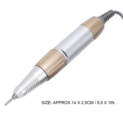 35000RPM Electric Nail Drill Pen, 5-Hole Connector Nail Drill Replacement Handle Handpiece, Manicure Pedicure Machine Polish Tool for Acrylic Nails, Low Noise Nail Art Tool for Salon and Home Use