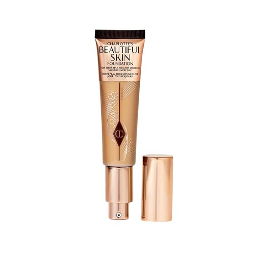Charlotte Tilbury Beautiful Skin Foundation - Medium Coverage Hydrating Liquid Makeup for Instant Glow & Plumping Hydration